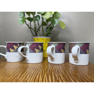 4 Vintage Studio Nova Palm Desert Y2216 Mugs 3 1/2”